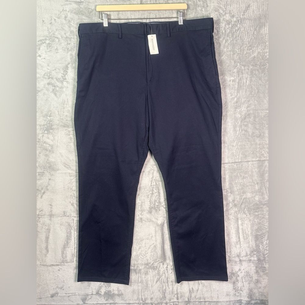 NWT New Banana Republic Navy Fulton Chino Pants Size 42x32